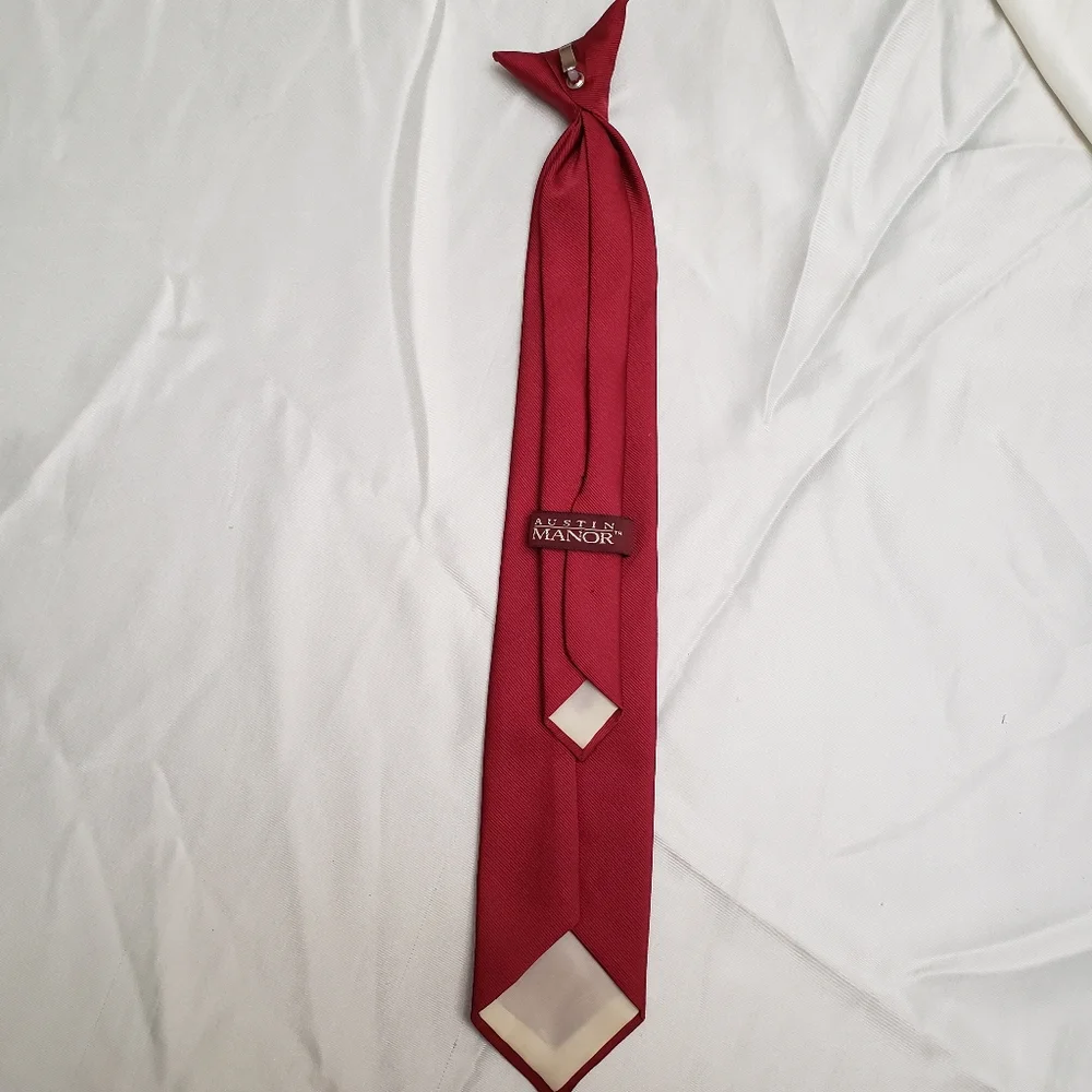 Austin Manor Boys Clip On Tie